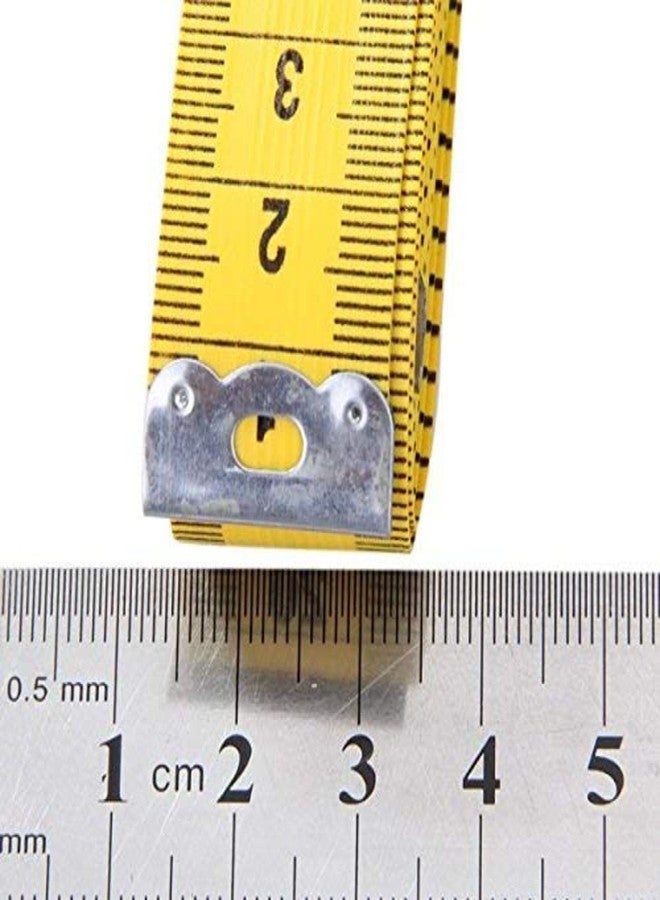 IONIX Inch Tape, Measuring Tape, Measure Tape, Measurement Tape, Inch Tape for Measurement for The Body, Tailor, Sewing, Dress Making, 150 cm (Yellow Pack of 04) - Image 3